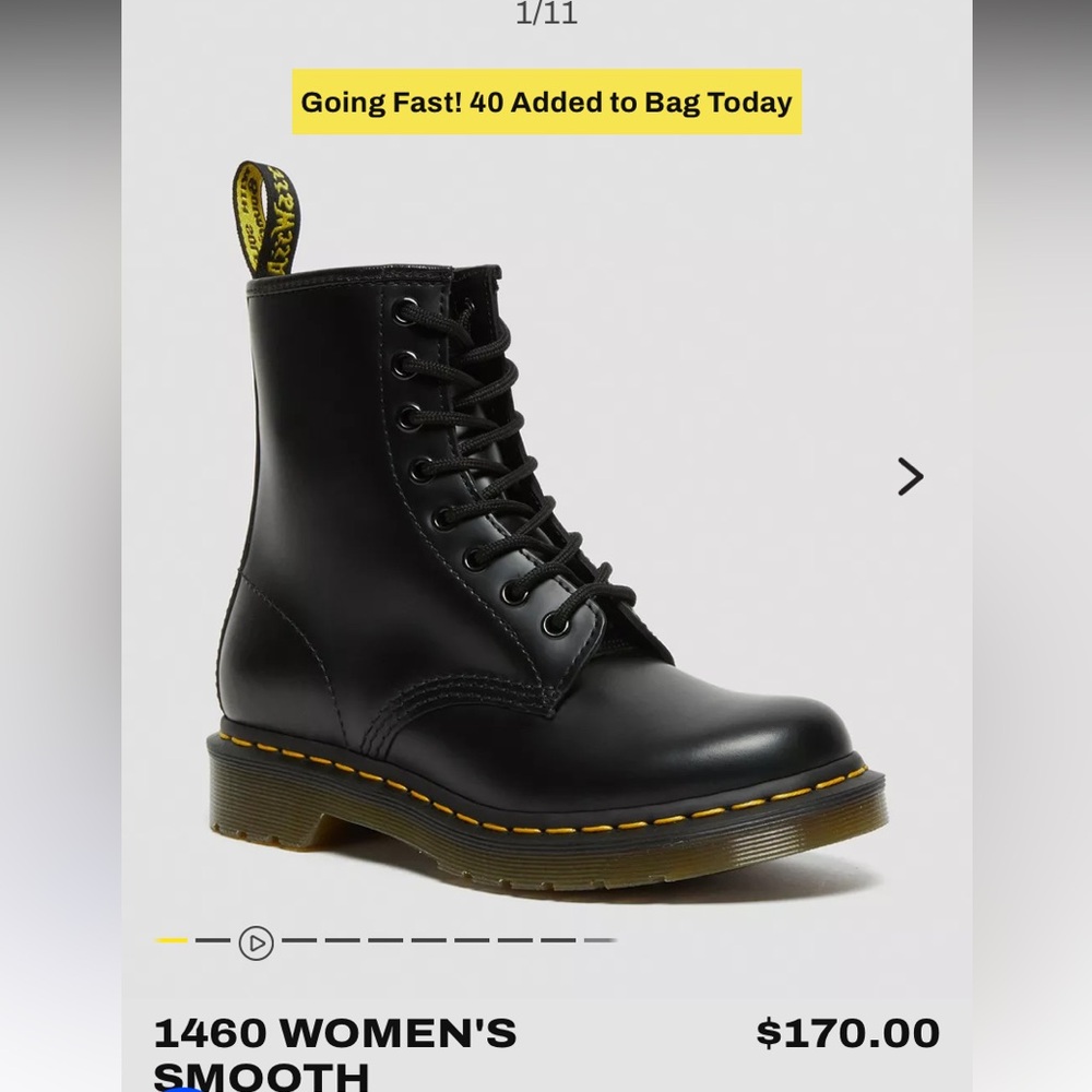 Dr. Martens Black Combat Boots
